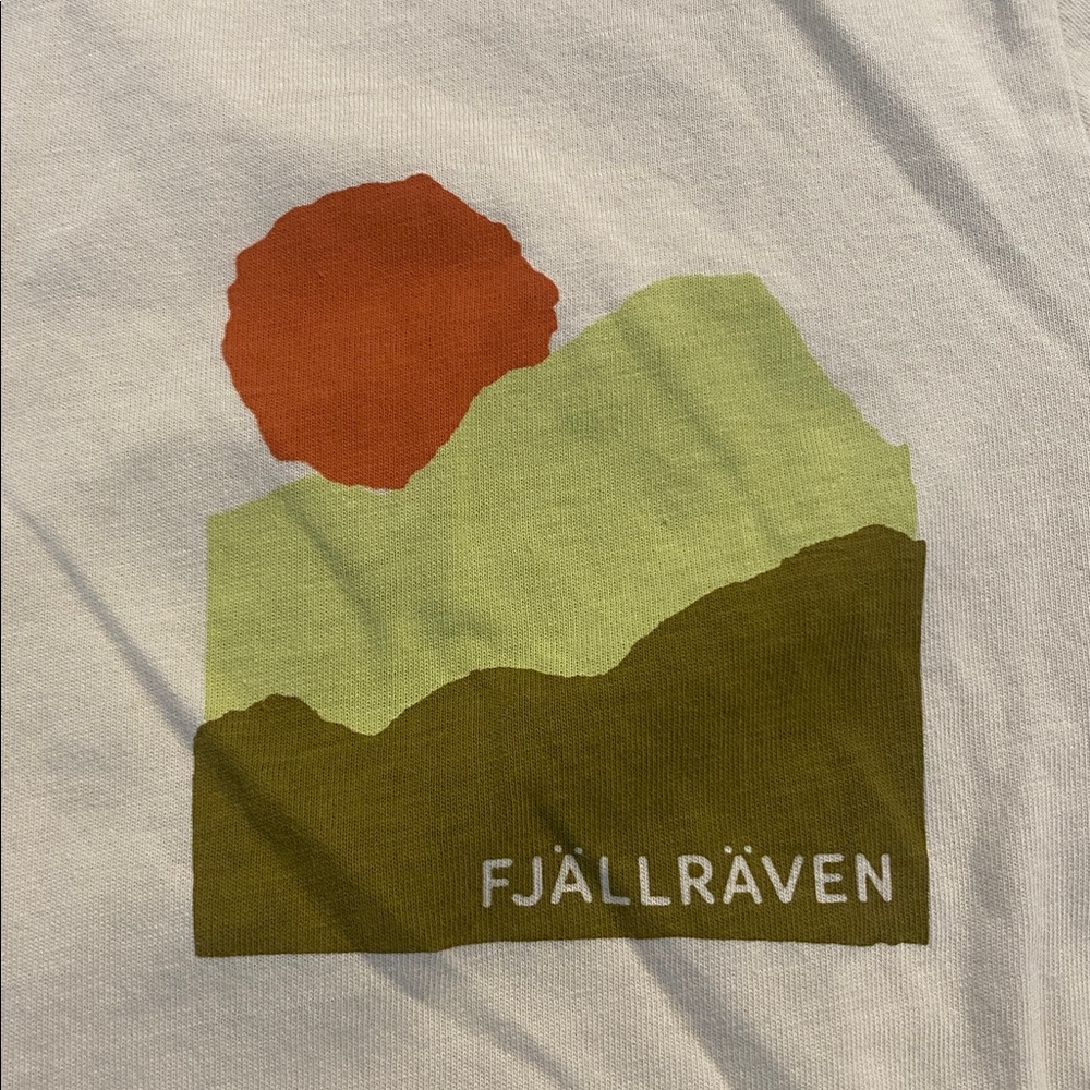 Fjallraven Nature T-Shirt S/S Organic Cotton Chalk White SMALL